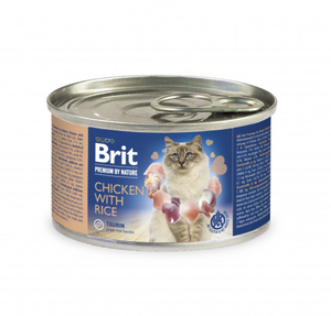 Brit Premium by Nature Cat курка з рисом 200g