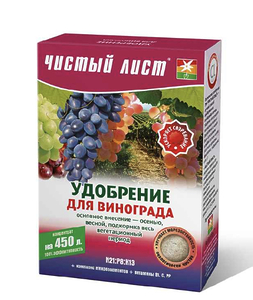 Добриво кристалічне для Винограду, 300г ТМ"ЧИСТИЙ ЛИСТ"