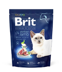 Brit Premium by Nature Cat Sterilized Lamb з ягням 