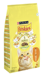 Сухий корм для котів Friskies, з куркою та овочами