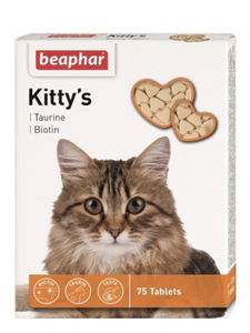 Beaphar Kitty's Taurin & Biotin Вітаміни для дорослих котів