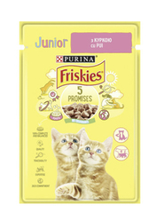 Friskies Junior Шматочки у підливці з куркою для кошенят