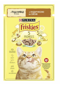 Friskies Шматочки у підливці з індичкою для котів