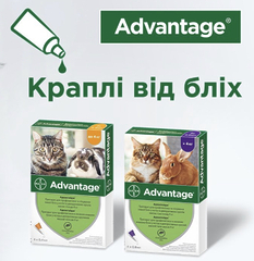 Bayer Advantage  для котів та декоративних кролів 