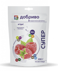 Ягідні. Супер Добриво водорозчинне кристалічне 250г