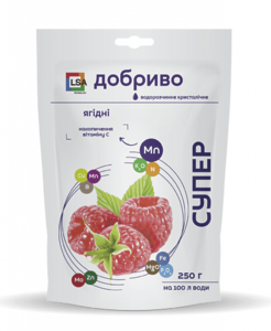Ягідні. Супер Добриво водорозчинне кристалічне 250г