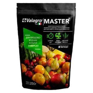 Добриво MASTER (Майстер) для плодово-ягідних культур Valagro 250 г