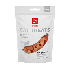 Ласощі для котів WAUDOG Treats "Курячі кубики (0,8х0,8см)", 100 г