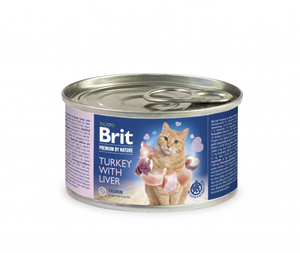 Brit Premium by Nature Cat індичка з печінкою 200g