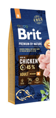 Brit Premium (Бріт Преміум) by Nature ADULT M - Сухий корм з куркою для дорослих собак середніх порід.