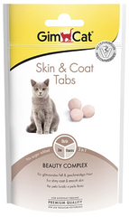 Ласощі для котів GimCat Skin & Coat Tabs 40 г (для шкіри та шерсті)