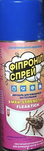 Фіпроніл спрей проти бліх та кліщів  аерозоль 200 мл