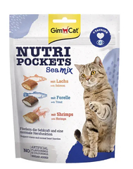 Ласощі для котів вітамінні GimCat Nutri Pockets Морський мікс повсякденний 150 гр