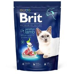 Сухий корм для котів із чутливим травленням Brit Premium by Nature Cat Sensitive - ягня