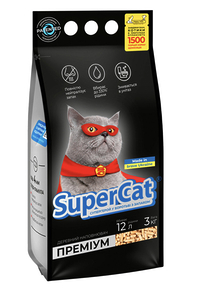 НАПОВНЮВАЧ SUPERCAT ПРЕМІУМ, ГРАНУЛИ 4 ММ, 3КГ