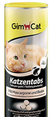 GimCat Katzentabs - вітамінізовані ласощі для котів, з маскарпоне