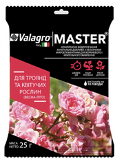 Комплексне мінеральне добриво для троянд і квітучих Master (Майстер), 25г, NPK 15.5.30, Весна-Літо, Valagro (Валагро)