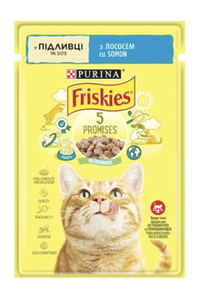 Friskies Шматочки в підливці з лососем для котів