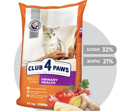 Клуб 4 Лапи Adult Cats Urinary Health Сухий корм для підтримки здоров'я сечовивідної системи котів