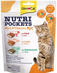 Ласощі для котів GimCat Nutri Pockets Мультивітамін мікс 150 г