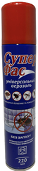 Аерозоль проти комах Супер Фас без запаху 220 мл