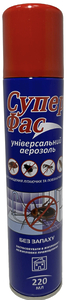 Аерозоль проти комах Супер Фас без запаху 220 мл