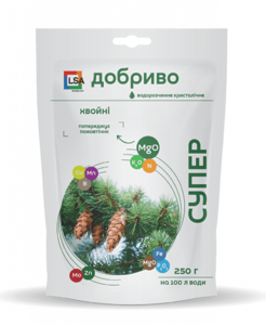 Хвойні. Супер Добриво водорозчинне кристалічне 250г