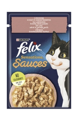 Felix Sensations Sauces з лососем і креветками в соусі