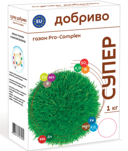 Супер Добриво для газону Pro-Complex 1 кг 