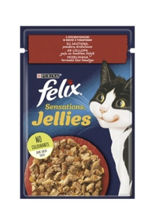 Felix Sensations Jellies з яловичиною та томатами в желе