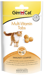 Ласощі для котів GimCat Multi-Vitamin Tabs 40 г (мультивітамін)