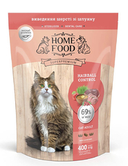 Корм для котів Home Food Hairball Control для виведення шерсті