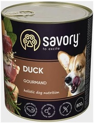 Savory Dog Gourmand Duck із качкою для собак 800 г 