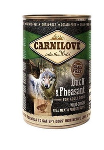 Carnilove Dog k з качкою і фазаном 400 г