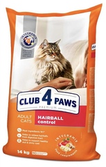 Club 4 Paws Premium для котів з ефектом виведення вовни із травної системи