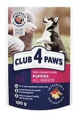 Club 4 Paws для цуценят з куркою в желе 100 г 