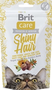 Ласощі для котів Brit Care Shiny Hair з лососем 50 г