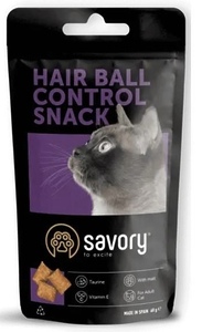 Ласощі для котів Savory Snack Hair ball Contro 60 г (для контролю утворення шерстяних грудочок)