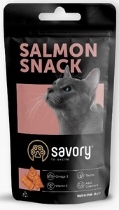 Лакомство для кошек Savory Cats Snacks Pillows Gourmand With Salmon 60 г