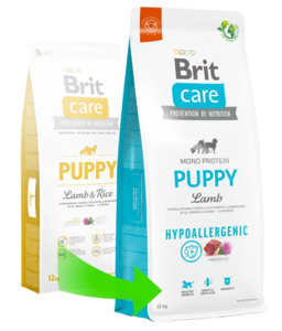 Сухий корм для цуценят всіх порід Brit Care Dog Hypoallergenic Puppy (ягня) 