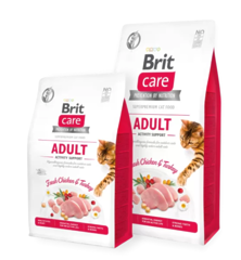 Brit Care ACTIVITY Cat для активного улюбленця з куркою та індичкою 2 кг