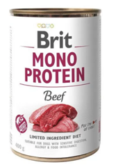 Вологий корм консерви для собак Brit Mono Protein Beef 400 г (яловичина)