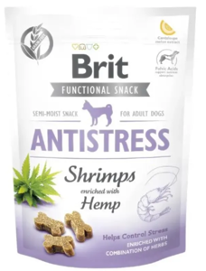 Ласощі для собак Brit Care Functional Antistress 150 г - креветка