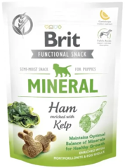 Ласощі для цуценят Brit Care Functional Mineral 150 г - шинка