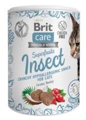 Ласощі для котів Brit Care Superfruits Insect 100 г - комахи