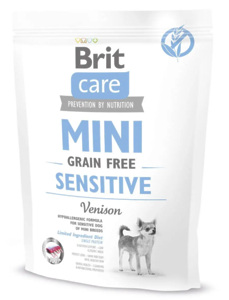 Сухий корм для собак Brit Care Mini GF Sensitive 400 г - оленина