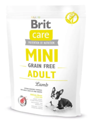 Сухий корм для собак Brit Care Grain Free Mini Adult 400 г - ягня