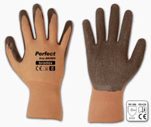 Рукавички захисні PERFECT GRIP GRAY латекс, розмір 9, RWPGBR9