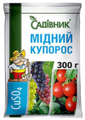 Мідний купорос 300 г Садівник