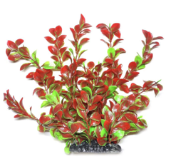 Штучна рослина для акваріума Aquatic Plants "Ludwigia" червоно-зелена рясна 25 см FA(25cm)006A